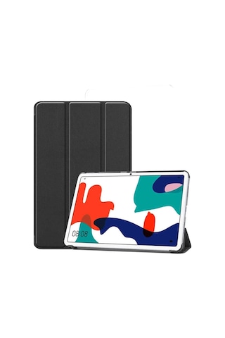 Huawei Uyumlu Mate Pad 11 Tablet Kılıf Standlı Smart Arkası Şeffaf