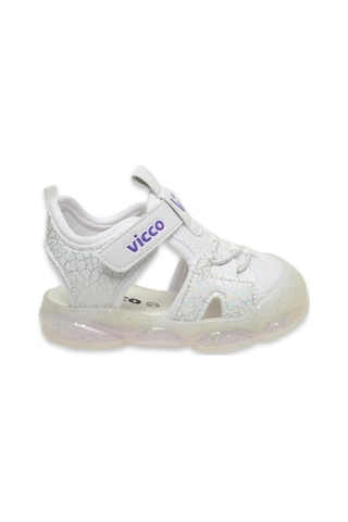 Vicco 321.b24y211 Bebe Phylon Işıklı Beyaz Çocuk Sandalet Beyaz