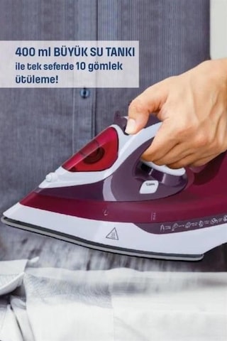 Modern - 850 - Tasarım 2200w Dalı Buharlı Seramik - Csmo-tex - Kaplama Ütü