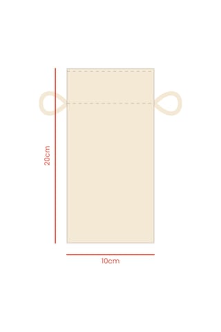 Baghashtag Jüt Kese 10 Cm X 20 Cm Çok renkli
