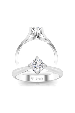 0,40 Karat G Renk Uluslararası Sertifikalı Pırlanta Tektaş Yüzük