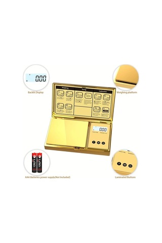 Boatshop1 1 Bilgisayar Lüks Altın Dijital Tartı 0.01g 200g Tara Fonksiyonu G Oz Ct Birimleri Otomatik Kapanma Silinebilir Yüzey Takı Madeni Para Bitki Tozu Seyahat Ev Kullanımı Kompakt Taşınabilir -