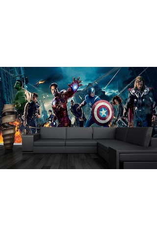 Avengers Çocuk Odası Duvar Kağıdı (397455257)