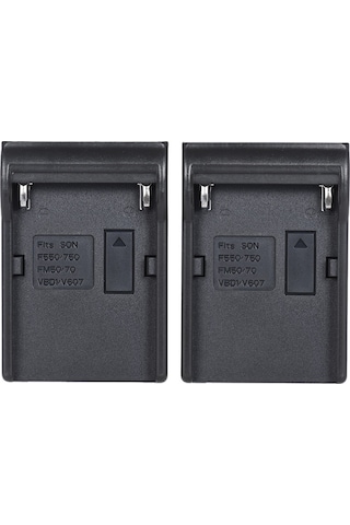 Yunboo "2 Adet Np-f970 Pil Yuvası - Sony Np-f Serisi Şarj Cihazları İçin Uyumlu"