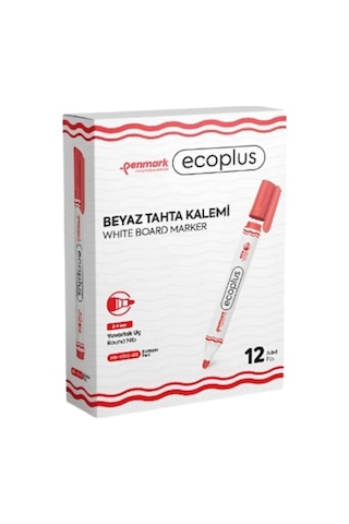 Ecoplus Beyaz Tahta Kalemi 1 Kutu 12'li