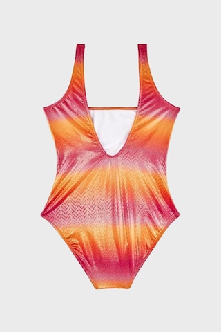 Slipstop Charmiss Renk Bloklu Askılı Mayo Bayan Mayo Sm2644000014 Oranj