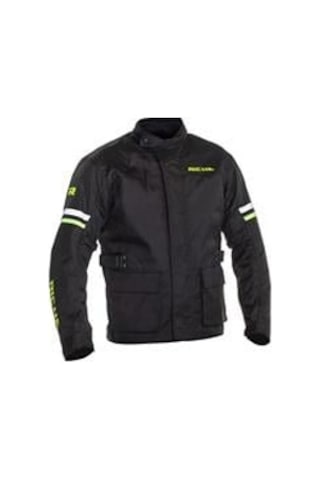 Richa Buster Wp Motosiklet Ceketi Siyah - Neon Sarı
