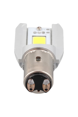 Springsun Motorcycle Ba20d Led Far-kısa Işık, Cob Teknoloji, Yüksek Parlaklık, Uçak Alüminyum Soğutucu, 50.000 Saat Ömür, Evrensel Motosiklet/skuter Uyumlu