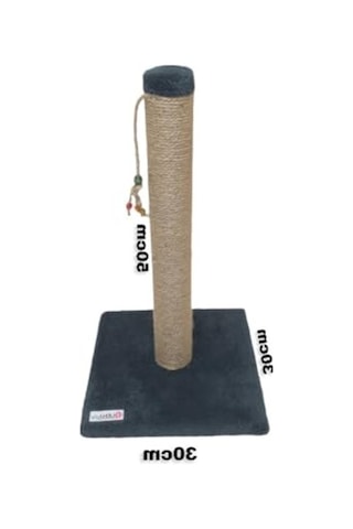52 Cm Antrasit Renk Kedi Tırmalama Tahtası