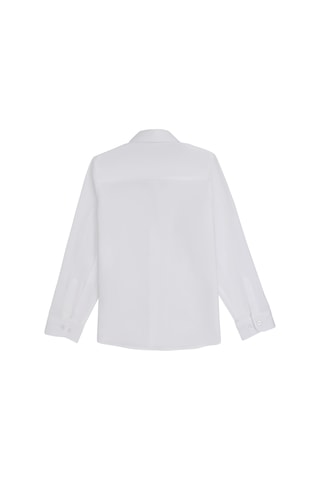 U.s. Polo Assn. Kız Çocuk Beyaz Gömlek Desenli 50284007-vr013 Beyaz