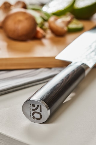 Karaca 50. Yıl İmza Koleksiyonu x Damascus Santoku Bıçağı