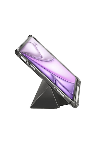 Cellularlıne Folio Pro Stand Özellikli Apple Uyumlu iPad Air 11 İnç M3 / M2 , Apple Uyumlu iPad Air 10.9 İnç Tablet Kılıfı Siyah