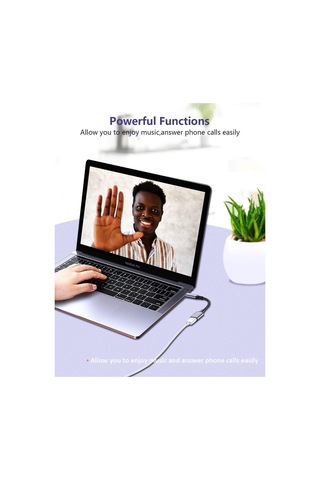 Reedark Usb-c Erkekden Lightning Dişiye Ses Çevirici Kablosu - İpad Pro, Galaxy S23/s22/s21, Pixel, Macbook Uyumlu Kulaklık Adaptörü