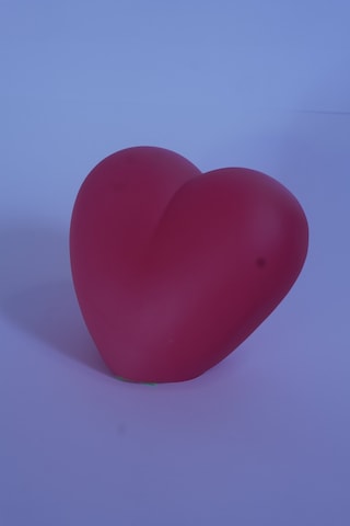 Büyük Kalp Gece Lambası Kırmızı