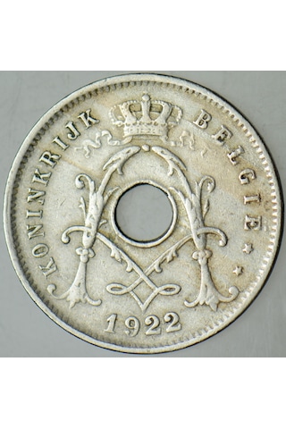 Belçika 5 Centimes 1922.
