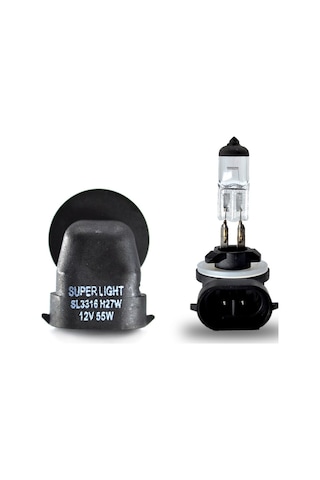 12V 55W H27 Standart Far Ampulü 881 Pipo L Tip