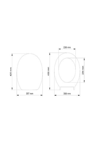 Akdeniz Uyumlu Yavaş Kapanır Klozet Kapağı Sök Tak Özellikli Thermoplast