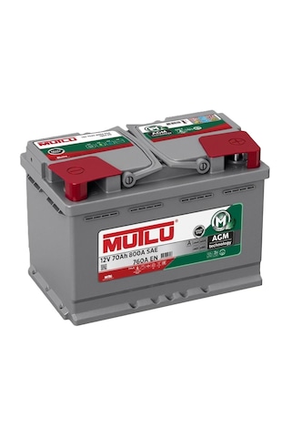 Mutlu Agm Start-stop 12 V 70 Ah 760 En Akü