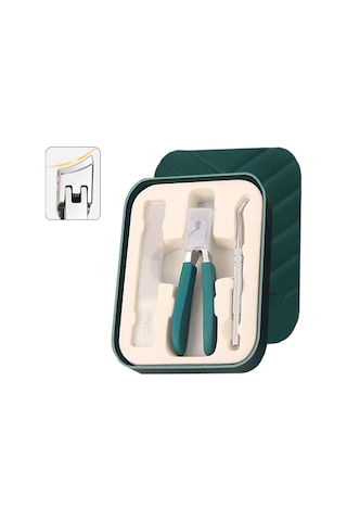 Shineyee Kavisli Geniş Ağızlı Tırnak Makası Seti - Çok Fonksiyonlu Ve Taşınabilir