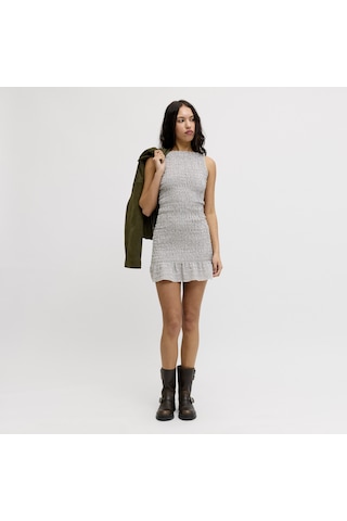 Jack & Jones Kadin Kayik Yaka Mini Elbise - Celina - 12294446 Bright White