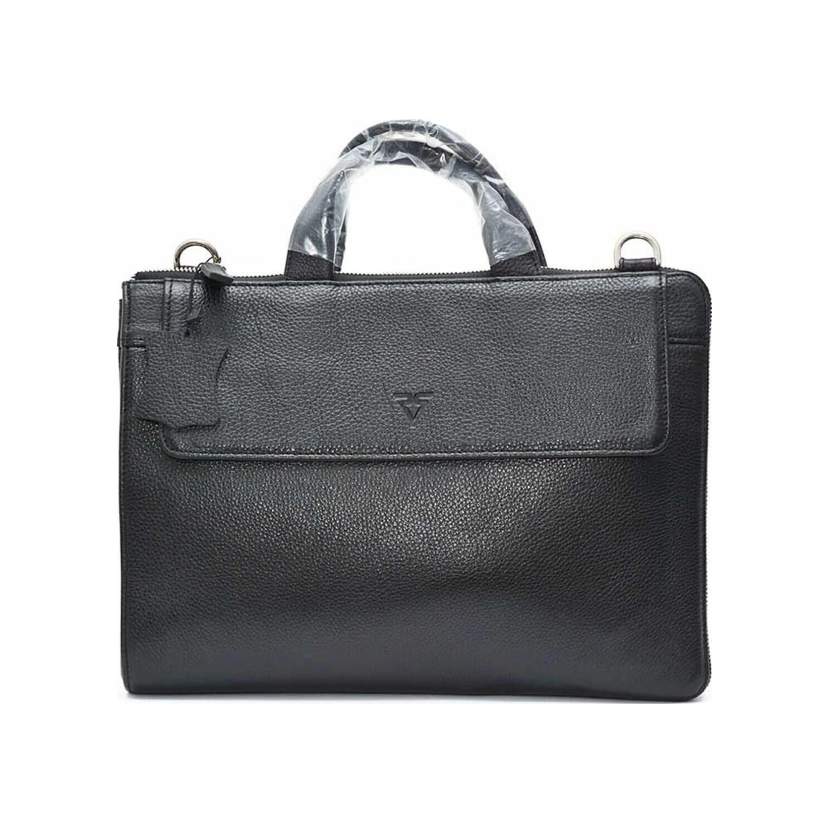 Gerçek Deri Laptop Askılı Evrak Çantası / 9517 Siyah Arsel Parlak -114769 Siyah
