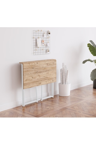 FahrettinKüçük Work001 Katlanır Çalışma Masas 120 CM Beyaz41