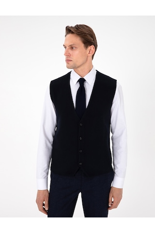 Pierre Cardin Erkek Lacivert Yelek Triko 50300522-vr033 Lacivert
