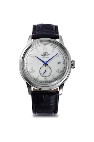 Orient Kurmalı Otomatik Deri Siyah Beyaz Kadran 38 Mm Erkek Kol Saati