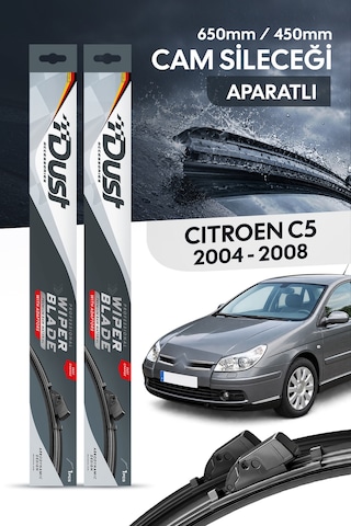Citroen C5 2004-2008 Uyumlu Silecek Takımı 650mm/450mm S16