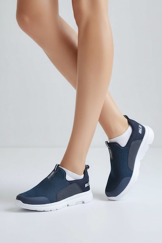 2231-Best of Anatomik Tabanlı Ultra Hafif Bağcıksız Unisex Yürüyüş Ayakkabısı Lacivert