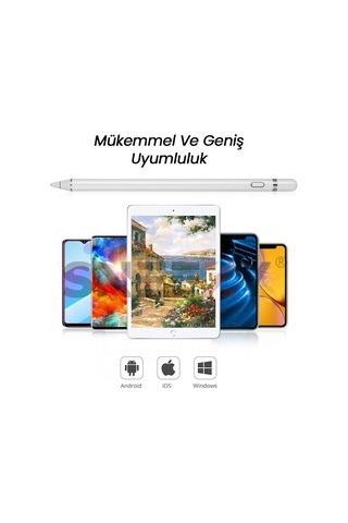 Xiaomi Pad 6 / Pad 6 Pro 11 İnç Uyumlu Dokunmatik Tablet Kalemi Çizim Ve Tasarım Staylus Pencil