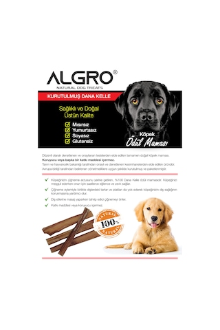 Algro Dana Kelle Çiğneme Ödül Maması 3 x 120 G