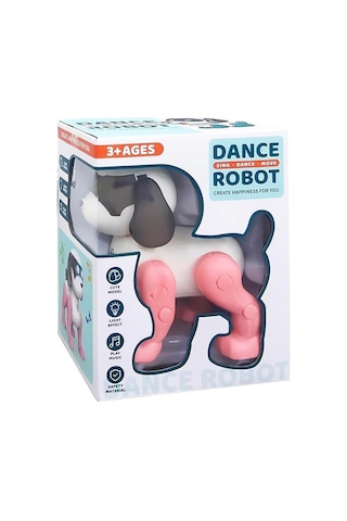 Ctoy Işıklı Sesli Dans Eden Robot Köpek Pembe 1112 Köpek
