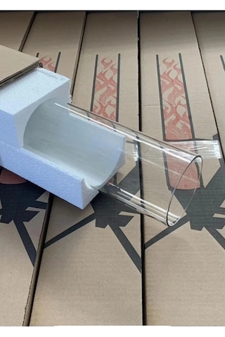 Füze Pelet Soba Camı Borusu 1200x100x2,5mm