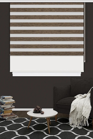 Çift Mekanizma Zebra Stor Güneşlik Perde 03 Açık Kahve Mutfak Balkon Perdesi Çocuk Yatak Odası Perde Açık Kahve Çift Mekanizma Zebra Stor Güneşlik Perde 03 Açık Kahve Mutfak Balkon Perdesi Çocuk Yatak Odası Perde Açık Kahve