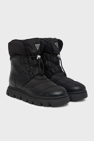 Guess Mabry Logolu Kalın Tabanlı Bot Kadın Bot Flfmab Fab10 Black Siyah