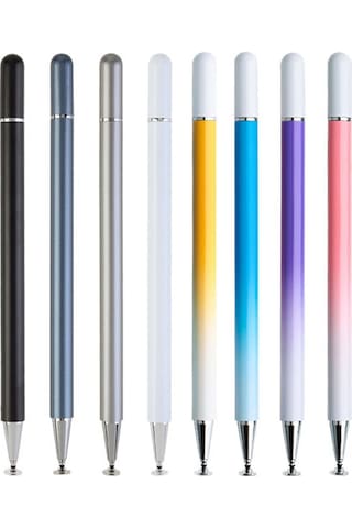 Dokunmatik Tablet Telefon Kalemi +1 Yedek Uç Renk Geçişli Passive