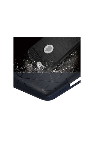Apple Uyumlu iPhone 7 Kılıf Zore Room Silikon Kapak Lacivert