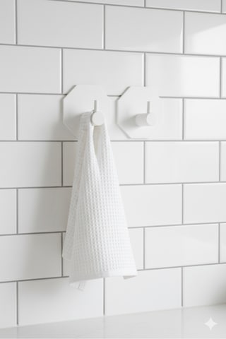 2 Li Askılık Kapı Arkası, Duvara Monte, Dayanıklı Malzeme, Mavi 27 Mavi