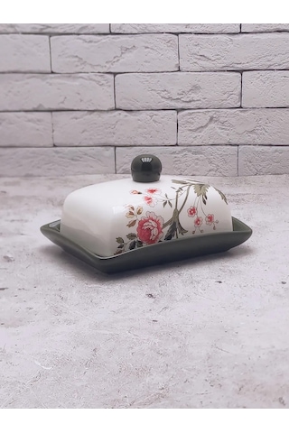 Rosenberg Krem Peynir İçin Kapaklı Seramik Tereyağı Kabı 208947042 Sütlü