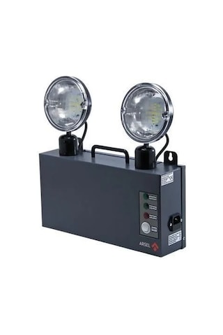 Arsel Vs-lfp-226/3 Lifepo4 Acil Aydınlatma Armatürü Kesintide 180 Dak. Yanan 1000 Lümen Antrasit