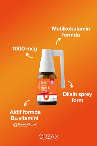 Ocean Methyl B12 Sprey 1000 Mg 5 Ml