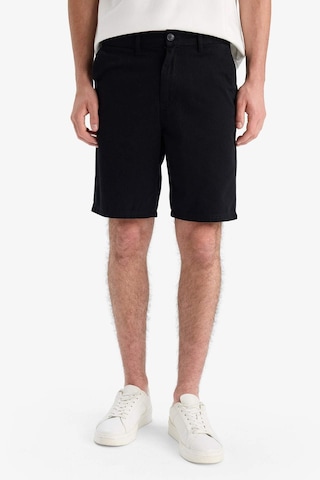Defacto %100 Pamuk Regular Fit Bermuda Şort E1231ax25smbk81 Siyah