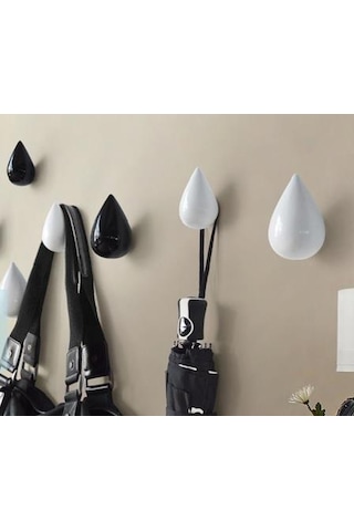 Sumedecor&Design Damla Şekilli Tek Duvar Askılık Modern Dekor Askı Duvar Süsü