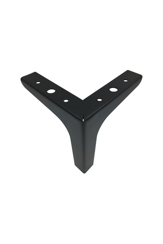 Lh-j0016 Metal Tv Sehpası Kanepe Ayağı, Yükseklik: 10cm Mat Siyah Mat Siyah