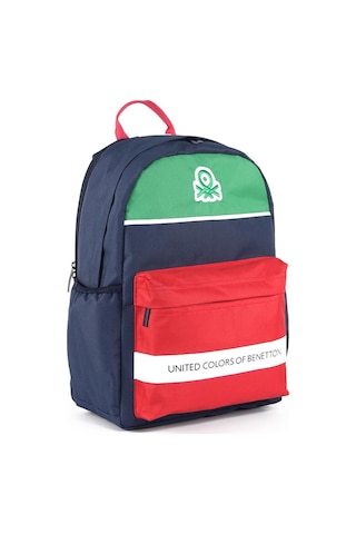United Colors Of Benetton Bnt03860 Lacivert/kırmızı/yeşil Unisex Sırt Çantası Lacivert