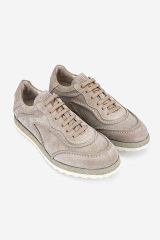 Valmenti Erkek Hakiki Deri Bej Süet Sneakers & Spor Ayakkabı 1202 2295-33 Erk Ayk Y26 Lıno Suet