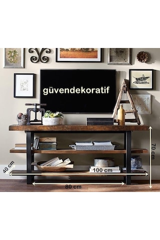 Güvendekoratif Tv Ünitesi Metal Kitaplık Raf Ofis