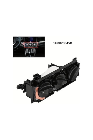 Meridiangoods 1h0820045d A/c Klima Kontrol Anahtarı Panel Vw Cabrio Golf Jetta Mk3 Vento Eurovan Yedek Parça