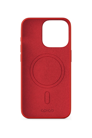 Epico Apple Uyumlu iPhone 15 Pro Max Mag+ Silikon Kılıf Dark Red Kırmızı